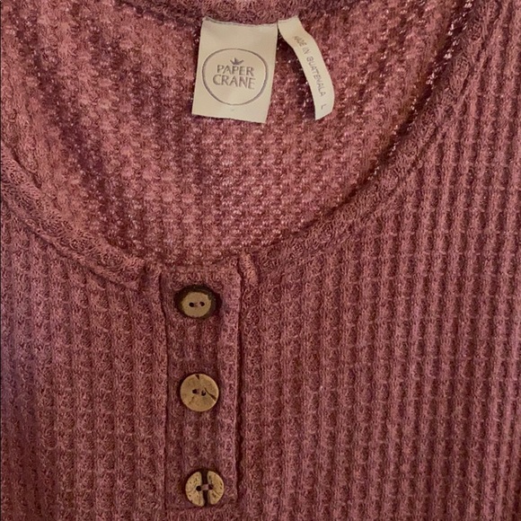 🌺 3/$15 Super Soft and Stretchy Mauve Top - Picture 2 of 3